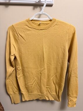 Women’s Muji Crewneck light knit - Mustard Yellow